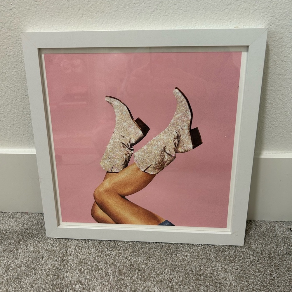 Disco cowgirl print